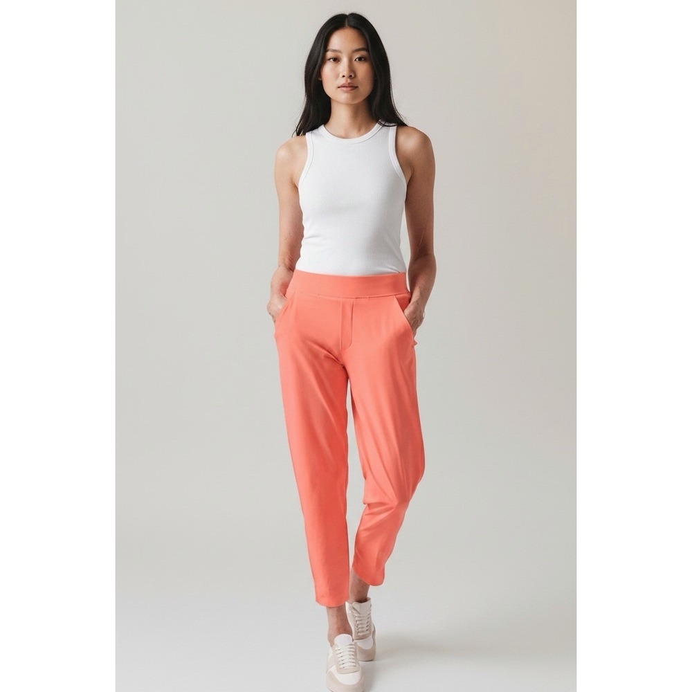 Athleta Plus Size‎ 16 Brooklyn Ankle Pant Sunset Glow Athletic Stretch Pants